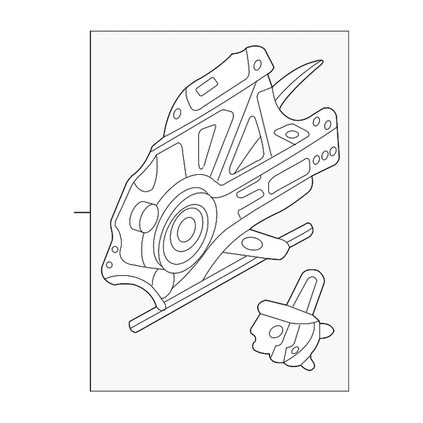 Kia 82401-4D032 Window Regulator Kia 82401-4D032 Window Regulator